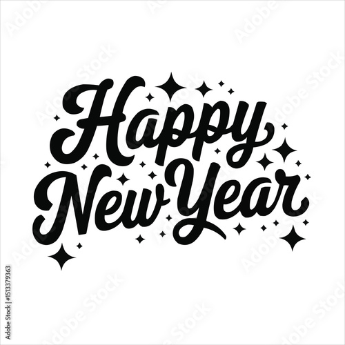 Happy New Year T-shirt Design