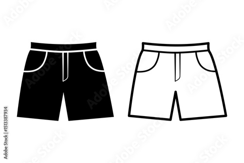 Shorts icon Vector illustration design.