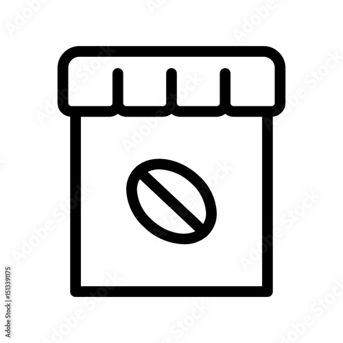 coffee shop line icon
