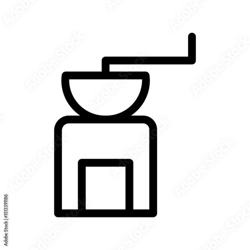 coffee grinder line icon