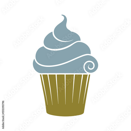 cupcake vector illustration