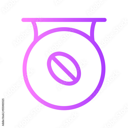 signboard gradient icon
