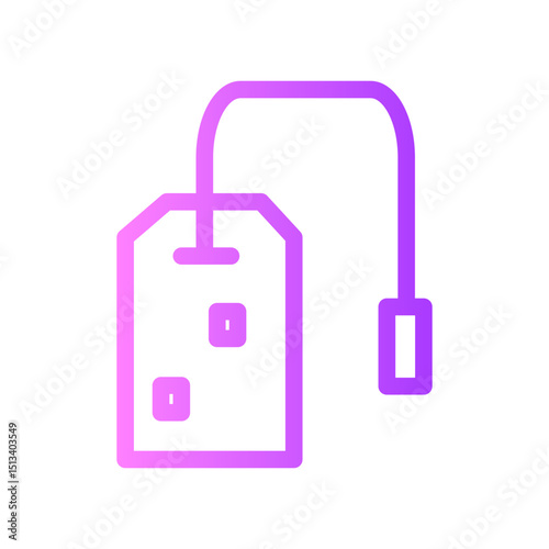 tea bag gradient icon