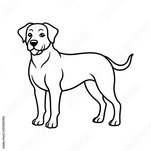 dog logo silhouette vector