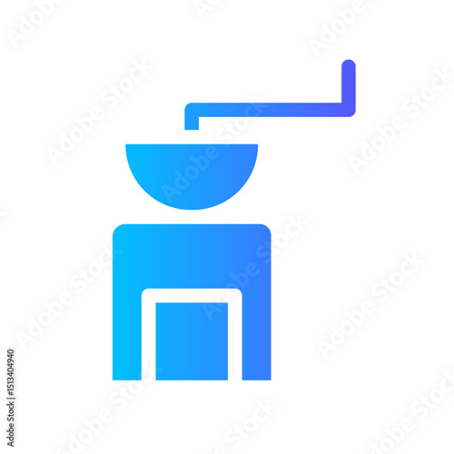 coffee grinder gradient icon