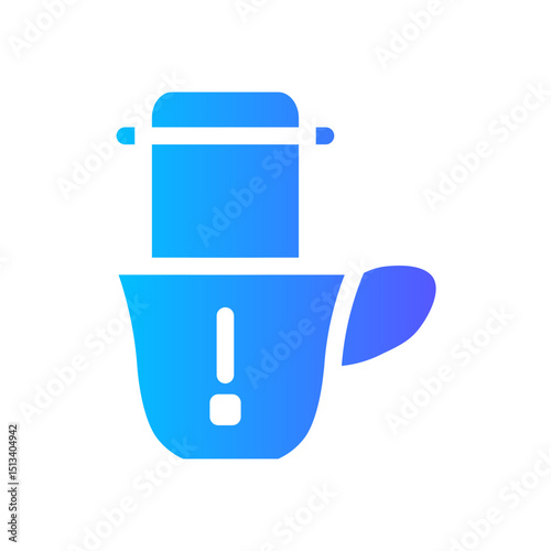 coffee gradient icon