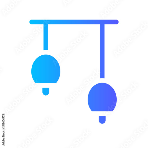 lamp gradient icon