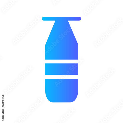 milk bottle gradient icon