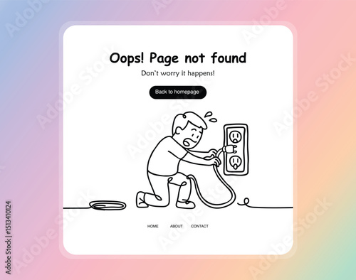 404 error page webdesign