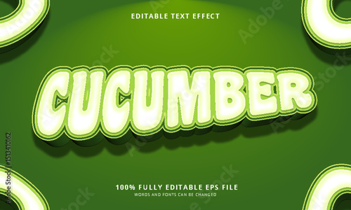 Cucumber text style editable text effect