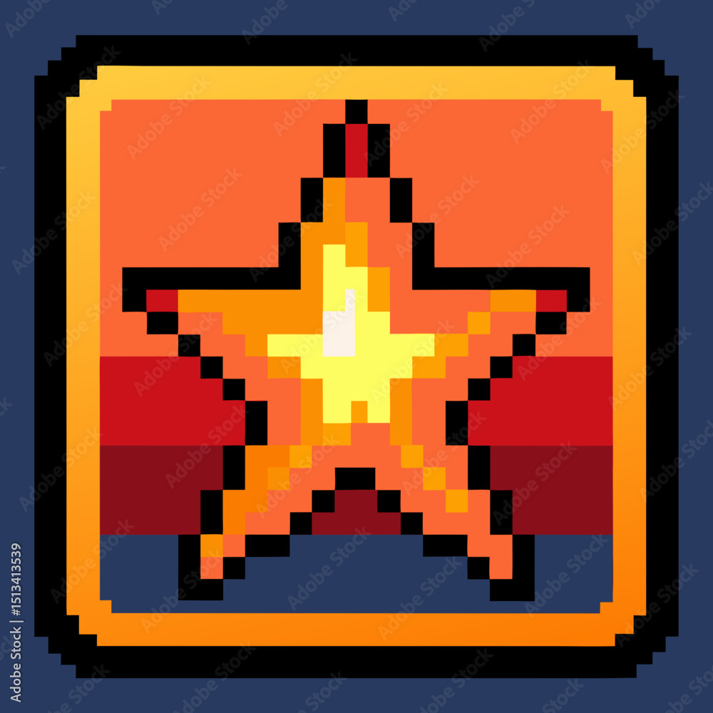 Obraz premium Star vector icon 