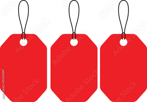 set of price tags