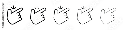 Easy icon Outline and flat style designs