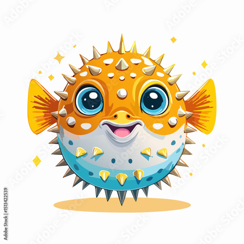 cute puffer fish