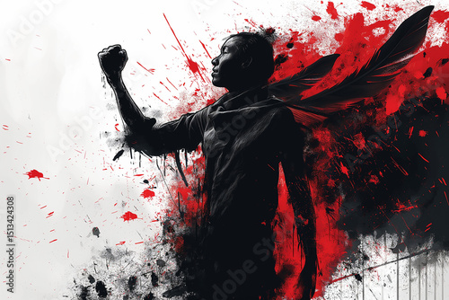Ink and Feather: A Powerful Depiction of Indigenous Determination, Art and Spirit of Hope