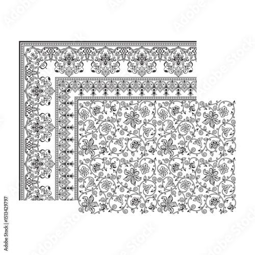 bedsheet design digital art use hand work and digital printing