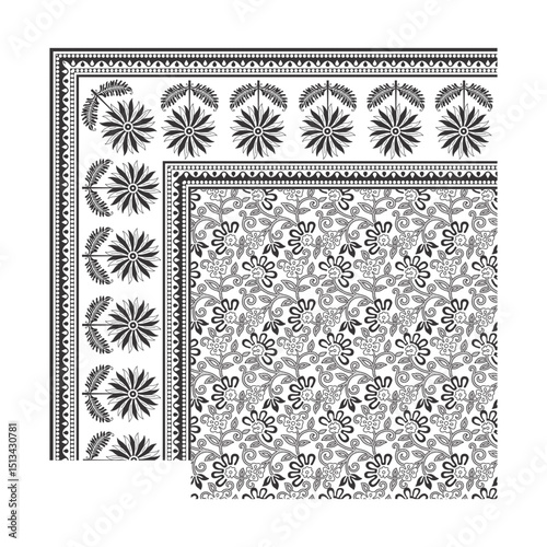  bedsheet design digital art use hand work and digital printing
