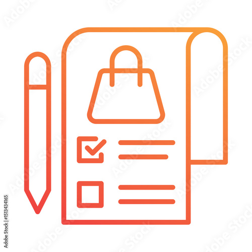 Shopping List Icon