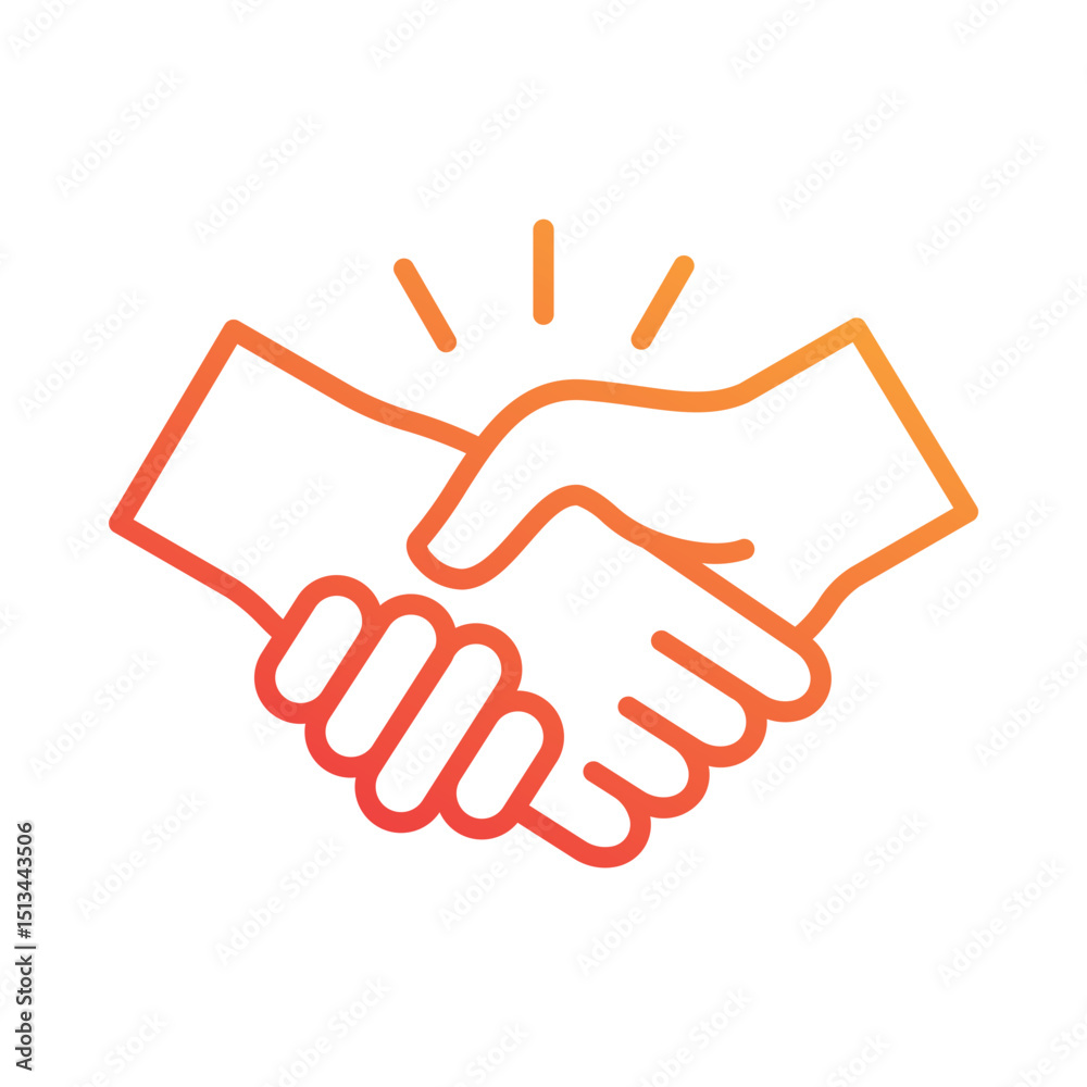 Obraz premium Handshake Icon