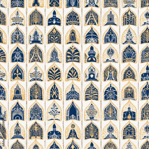 pattern seamless vector illustration design wallpaper decoration art texture ornament