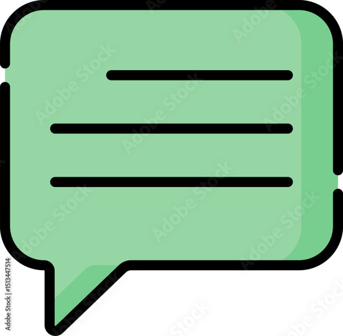 chat illustration on a white background       