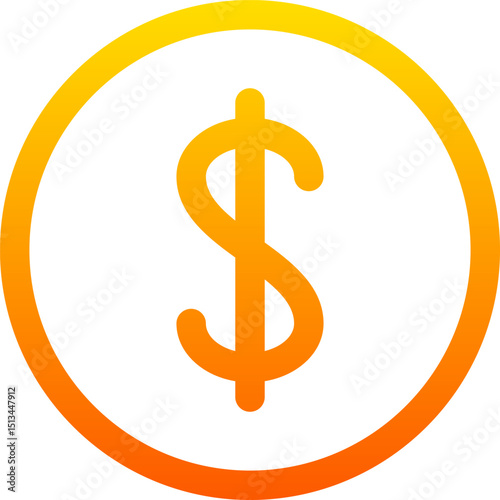 coin illustration on a white background       