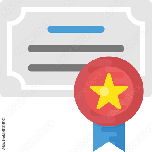 diploma-1 illustration on a white background       