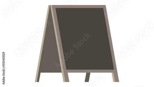 easel isolated on white