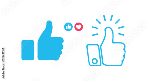 thumb up like symbol