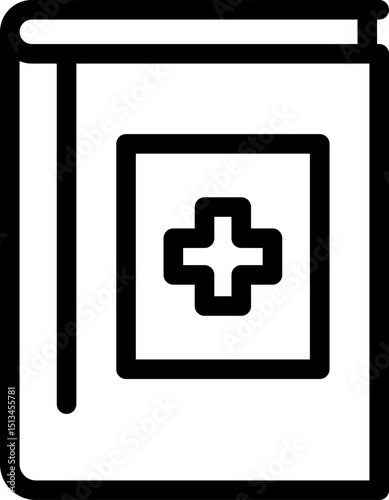 medical book illustration on a white background       