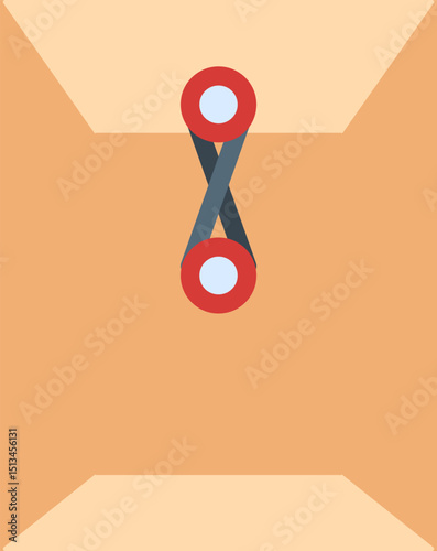 ment illustration on a white background        