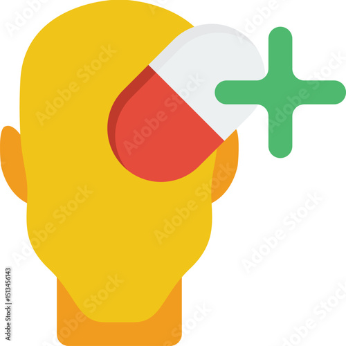 mental-health-1 illustration on a white background        