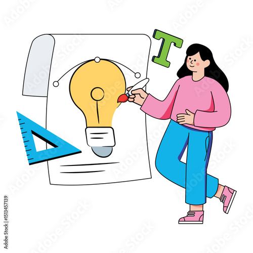 Premium download illustration of create creative design 