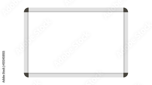 blank white board