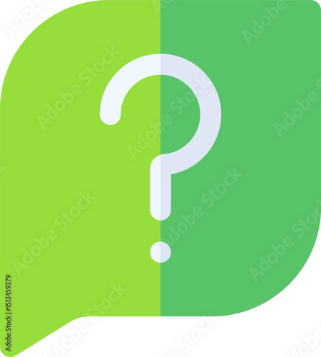 question illustration on a white background        