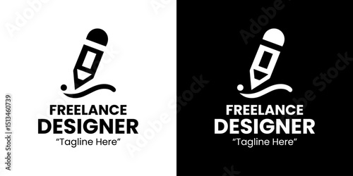 Modern and Professional Freelance Designer Logo for Business Branding