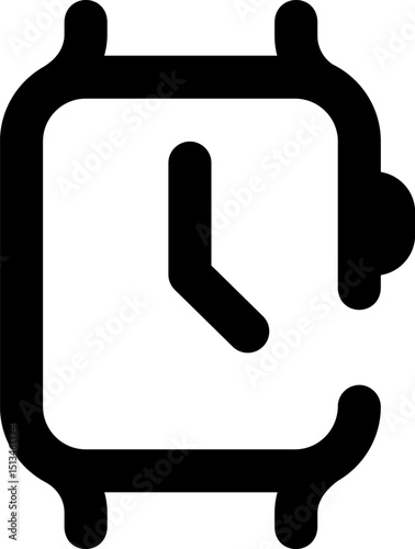 smartwatch app  illustration on a white background   