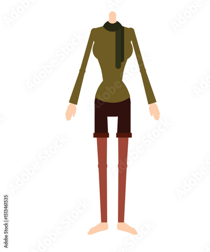 mannequin dressed as a mannequin