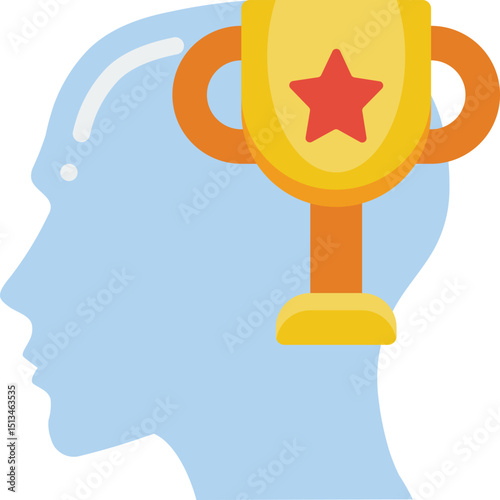 triumph illustration on a white background   