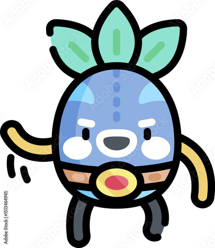 wrestler illustration on a white background   