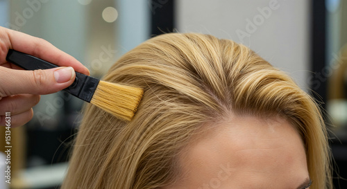 hair salon with scissors