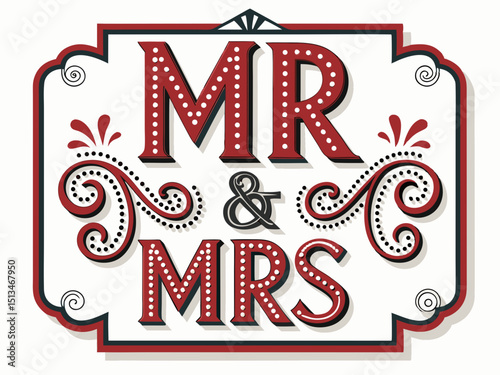 Design a bold, vector graphic of the initials "MR MR" styled as a decorative monogram with thick, impactful strokes.  Include ornate details.