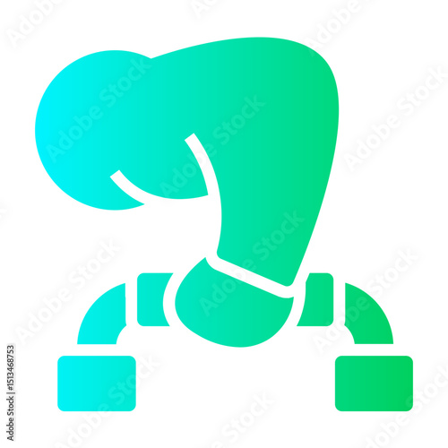 push up Gradient icon