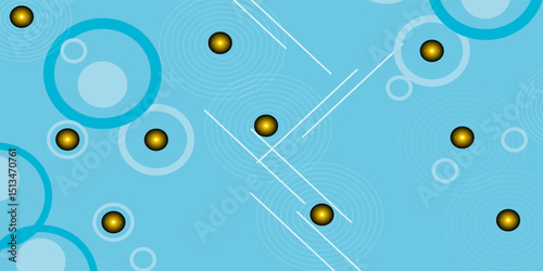 Blue geometric abstract background. banner sky blue background Vector illustration.eps10