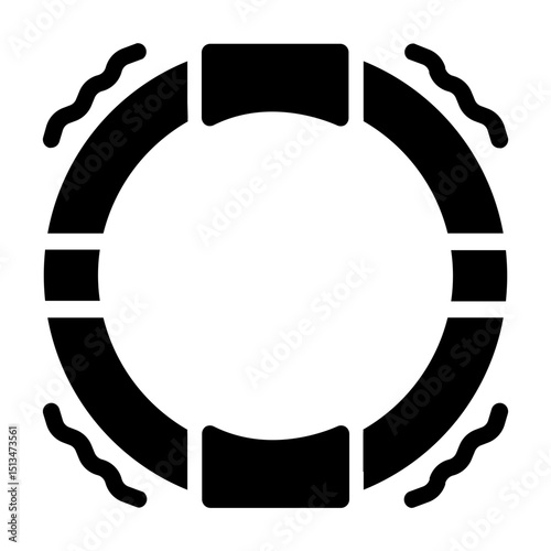 resistance ring Solid icon