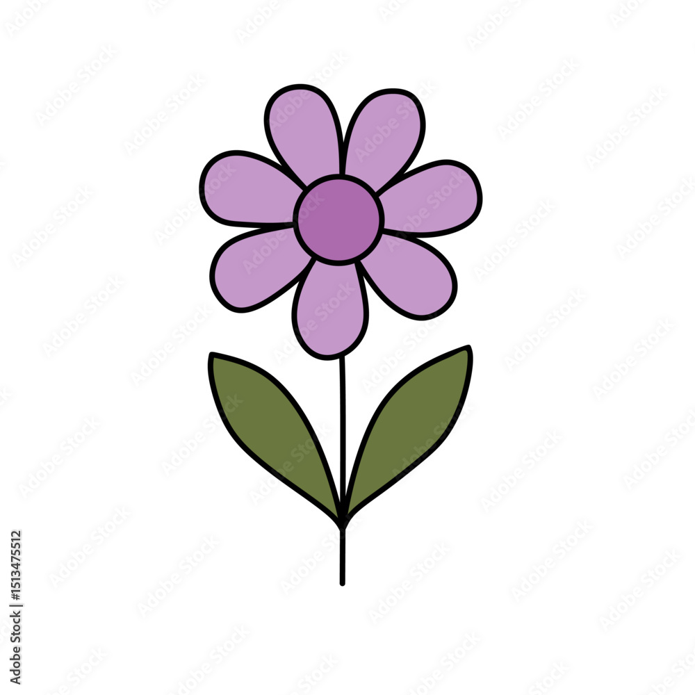 Fototapeta premium hand drawn flowers
