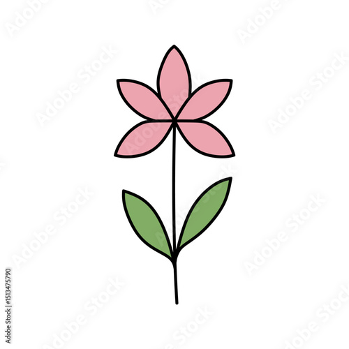 hand drawn flowers