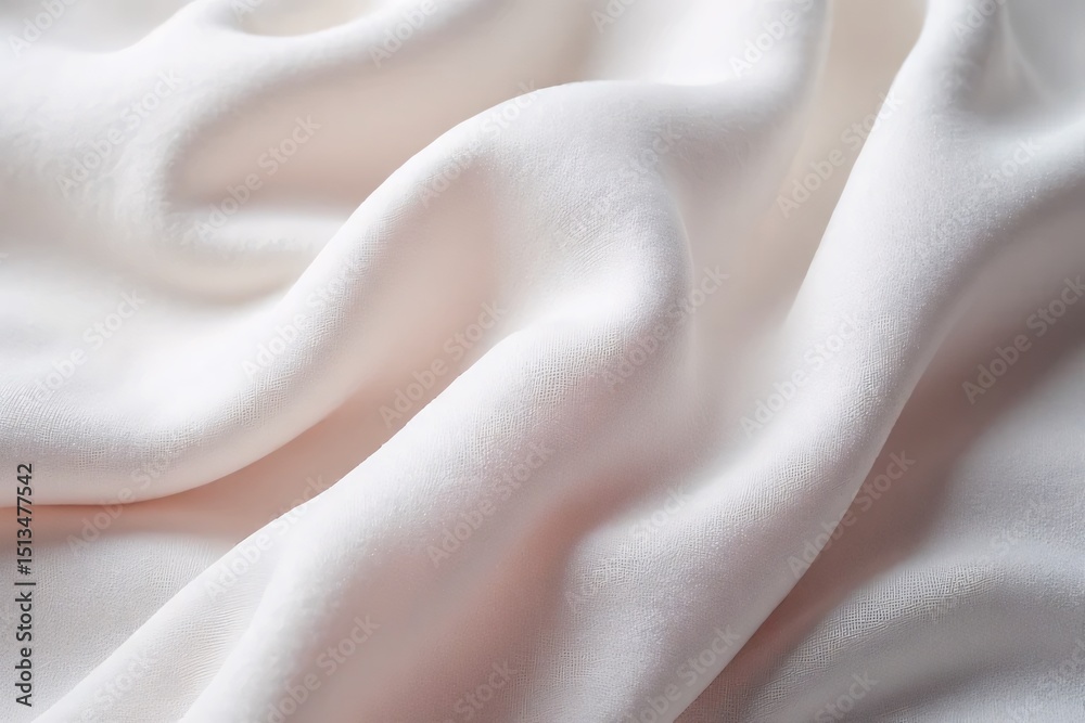 Obraz premium white silk background