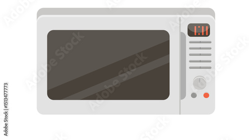white microwave oven