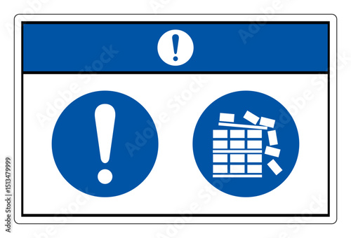 Notice Stack Correctly Symbol Sign, Vector Illustration, Isolate On White Background Label.EPS10